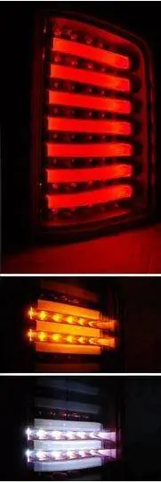Baklykter LED VOLKSWAGEN T5 2003-2015 SMOKE BLACK – bilde 3