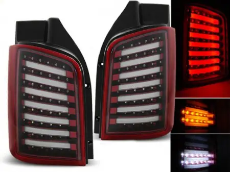 Baklykter LED VOLKSWAGEN T5 2009-2015 RED WHITE