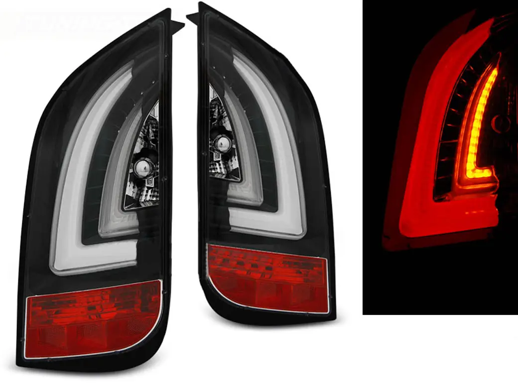 Baklykter LED Volkswagen UP! 2011-> / SKODA CITIGO 2011-> BLACK