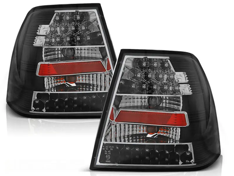 Baklykter LED VW Bora Sedan 1998 - 2005 │ BLACK – bilde 2