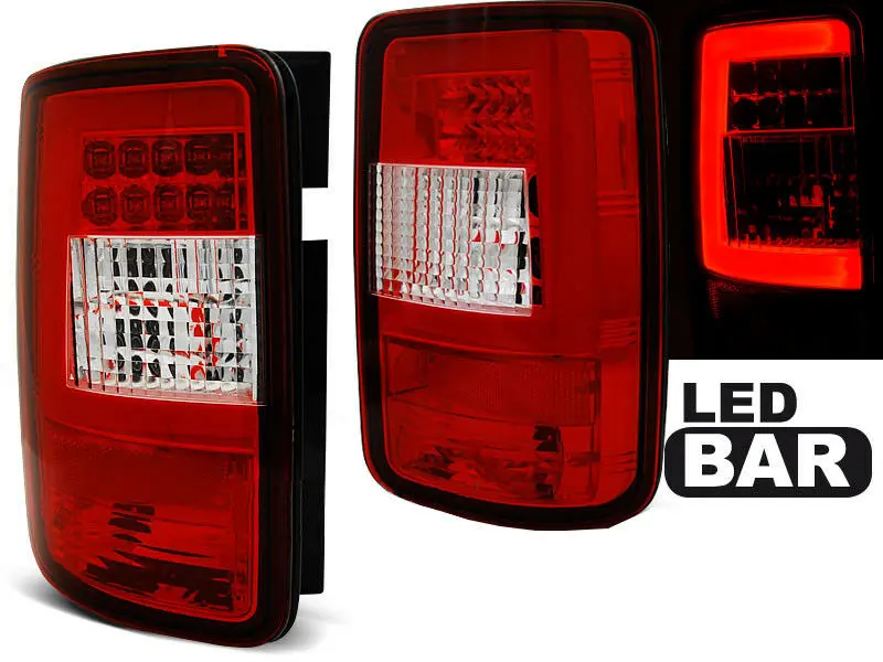 Baklykter LED VW Caddy III 2003 - 2015 │ RED WHITE Image 1