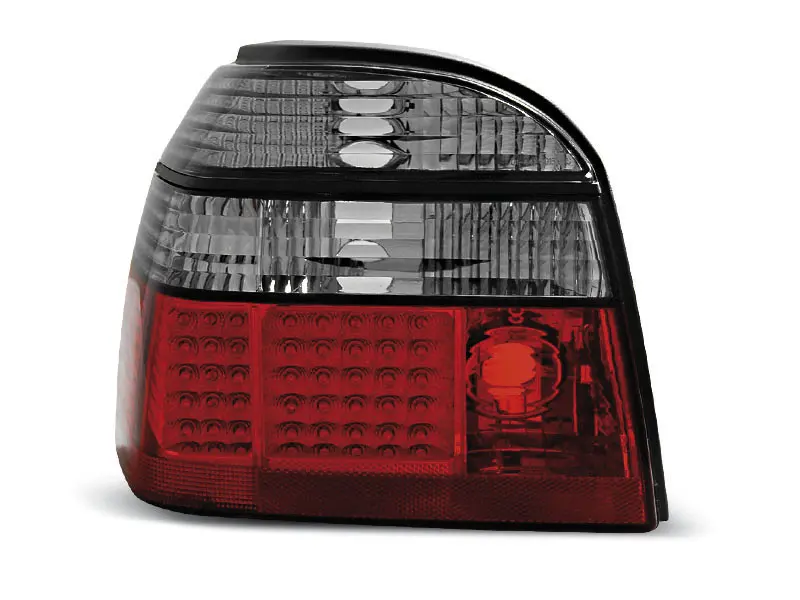Baklykter LED VW GOLF 3 1991-1997 RED SMOKE – bilde 3