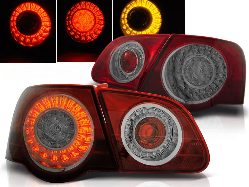 Baklykter LED VW PASSAT B6 (3C) 2005-2010 RED SMOKE