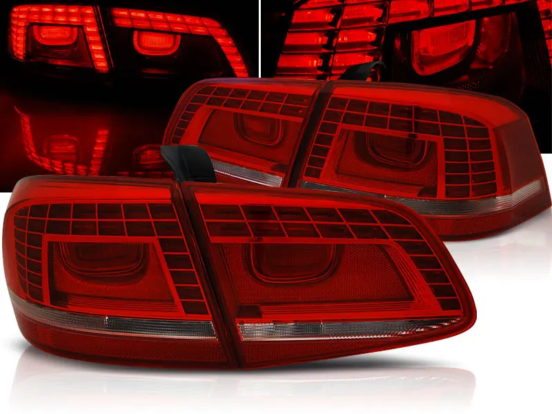 Baklykter LED VW Passat B7 Sedan 2010 - 2014 │ RED WHITE