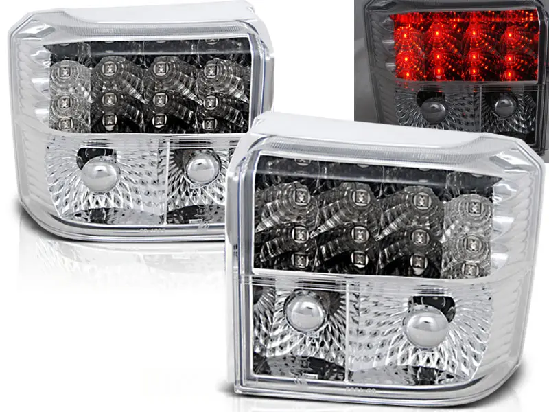 Baklykter LED VW T4 1990 - 2003 │ CHROM – bilde 2