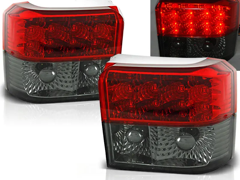 Baklykter LED VW T4 1990 - 2003 │ RED SMOKE
