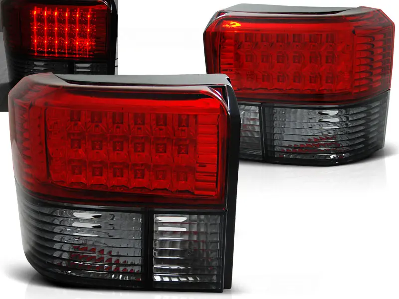 Baklykter LED VW T4 1990-2003 RED SMOKE 