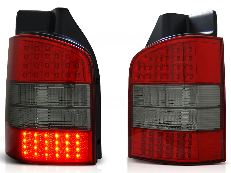 Baklykter LED VW T5 2003 - 2009 │ RED SMOKE