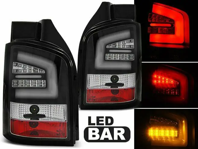 Baklykter LED VW T5 2009 - 2015 │ BLACK LED