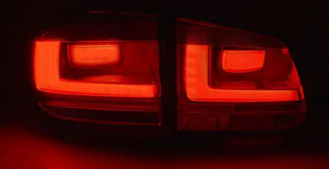 Baklykter LED VW TIGUAN I 2007 - 2011 | RED WHITE – bilde 2