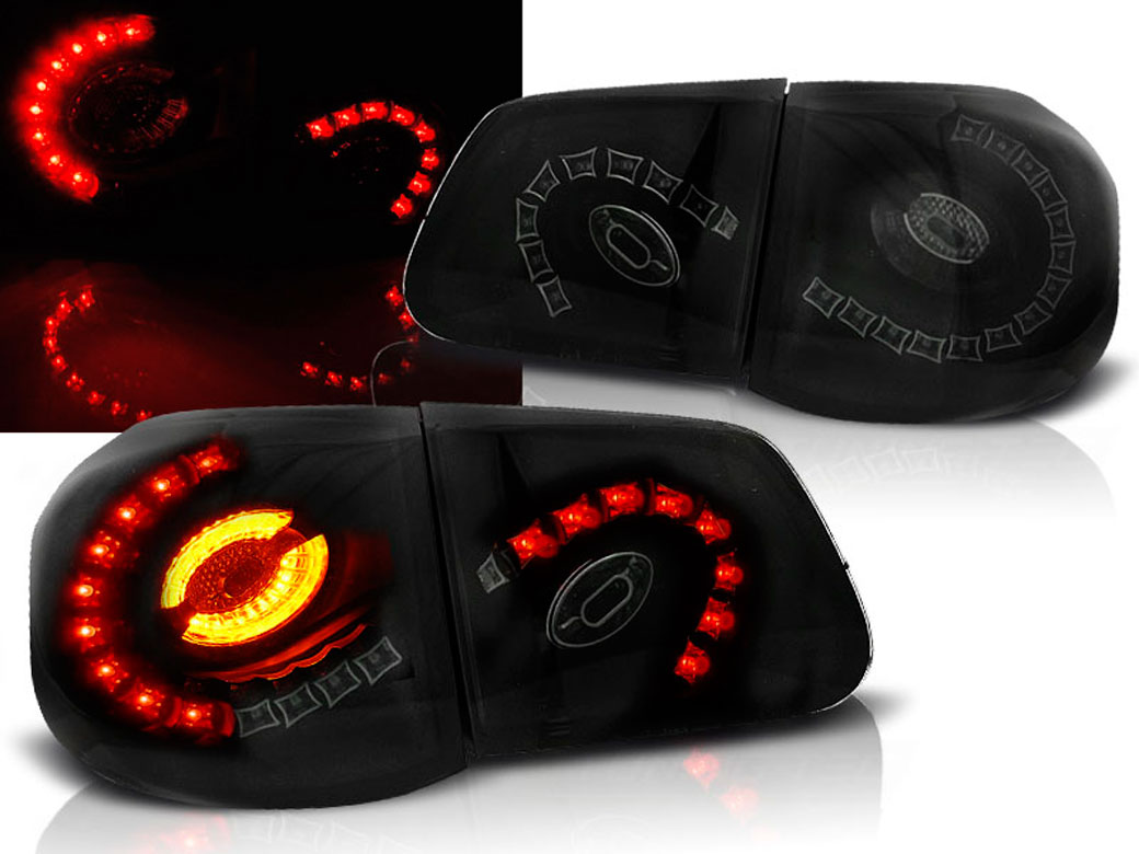 Baklykter LED VW Tiguan I 2007 - 2011 | SMOKE BLACK – bilde 3