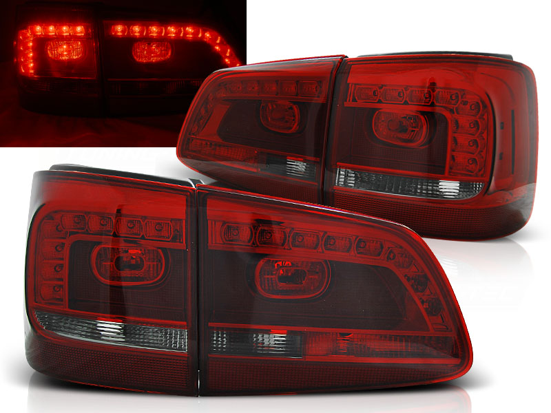 Baklykter  LED VW Touran I 2010 - 2015 │ RED SMOKE – bilde 2
