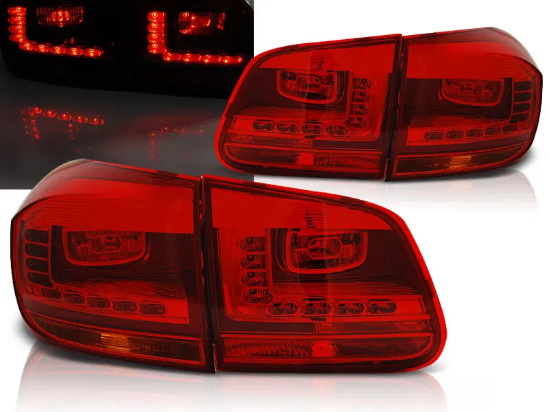Baklykter LEDVW Tiguan I 2011 - 2016 | RED