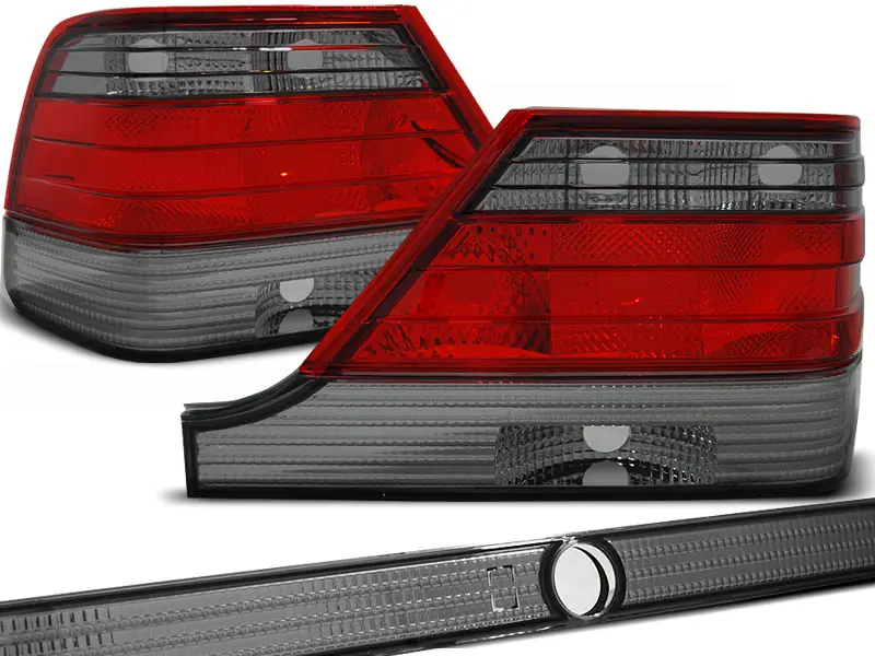 Baklykter Mercedes-Benz W140 95-10.98 RED SMOKE