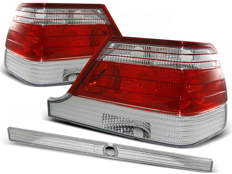Baklykter Mercedes-Benz W140 95-10.98 RED WHITE