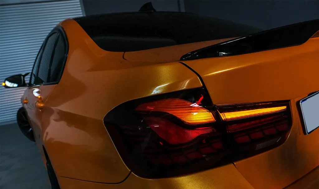 Baklykter OLED Dynamisk BMW 3 (F30/F31) 2011 - 2018 / BMW M3 ( F82/F83) 2014 - 2019 | Smoked – bilde 3