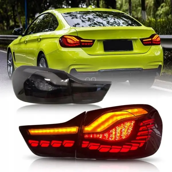 Baklykter OLED Dynamisk BMW 3 (F30/F31) 2011 - 2018 / BMW M3 ( F82/F83) 2014 - 2019 | Smoked – bilde 6