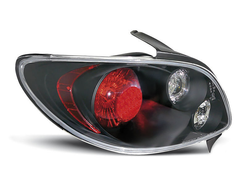 Baklykter PEUGEOT 206 10.98- BLACK – bilde 2