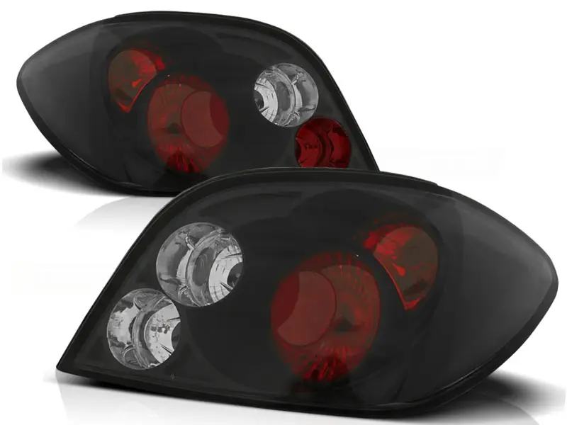 Baklykter PEUGEOT 307 04.01-07 BLACK