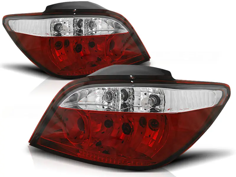 Baklykter PEUGEOT 307 04.01-07 RED WHITE