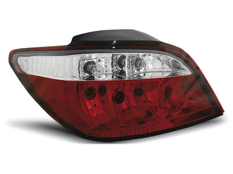 Baklykter PEUGEOT 307 04.01-07 RED WHITE – bilde 2