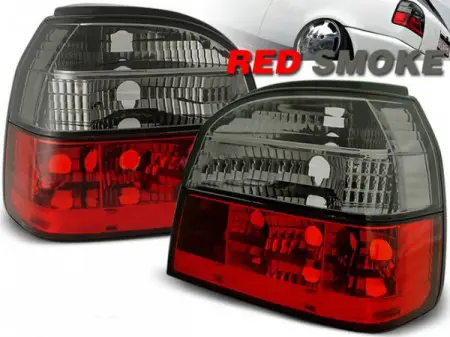 Baklykter VW GOLF 3 09.91-08.97 RED SMOKE