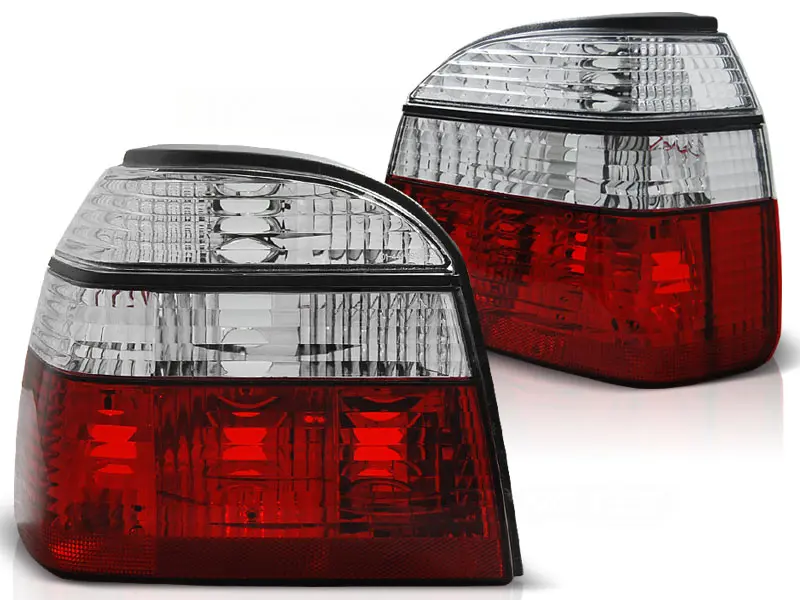 Baklykter VW GOLF 3 09.91-08.97 RED WHITE