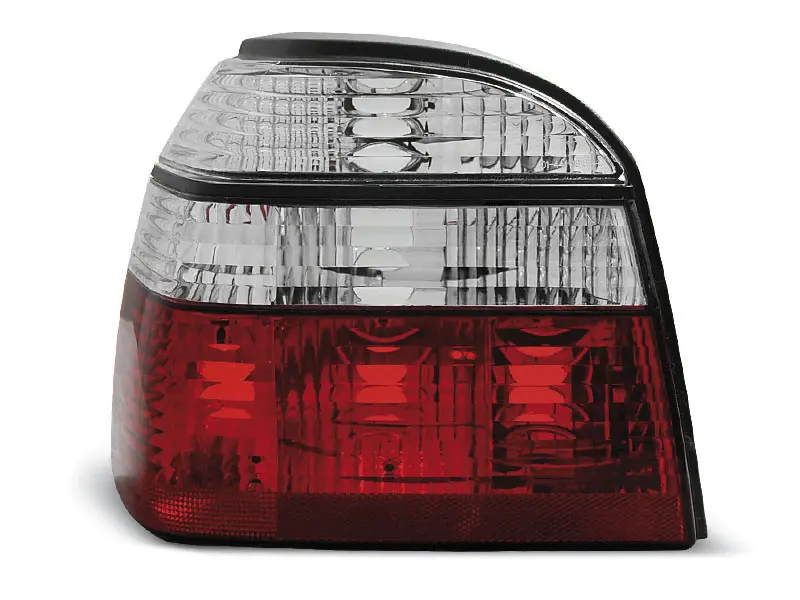 Baklykter VW GOLF 3 09.91-08.97 RED WHITE – bilde 2