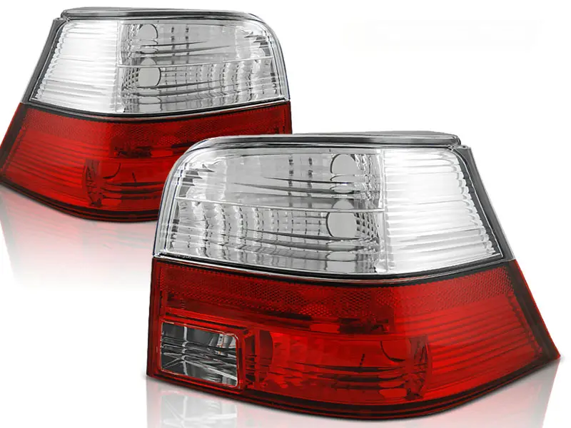 Baklykter VW GOLF 4 09.97-09.03 RED WHITE