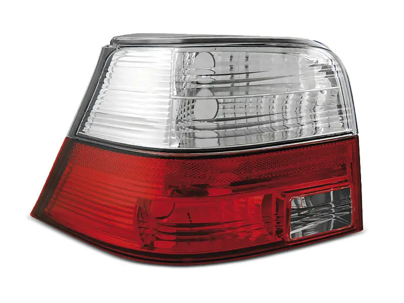 Baklykter VW GOLF 4 09.97-09.03 RED WHITE – bilde 2