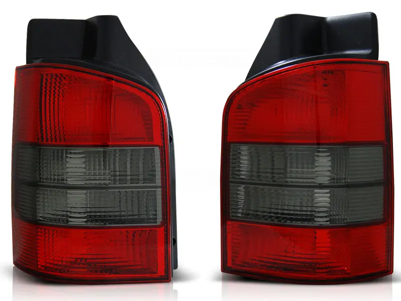 Baklykter VW T5 04.03-09 RED SMOKE