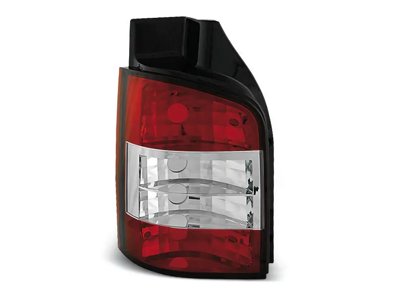 Baklykter VW T5 2003-2009 RED WHITE – bilde 2