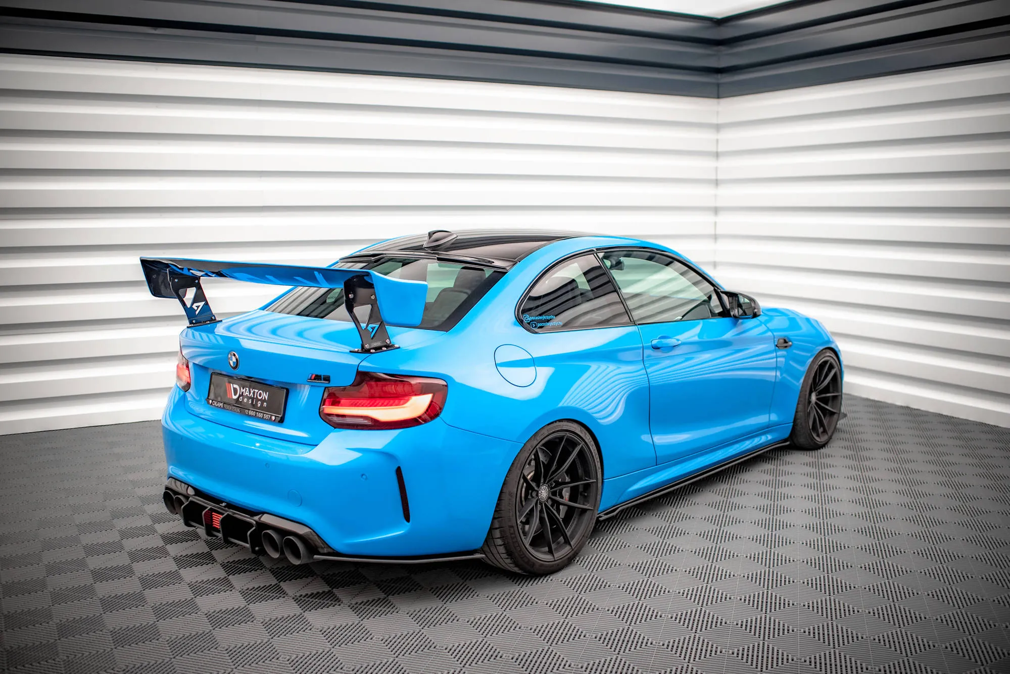 Bakrutespoiler BMW M2 Competition (F87) 2018-2020 | Glossy Black Edition – bilde 4