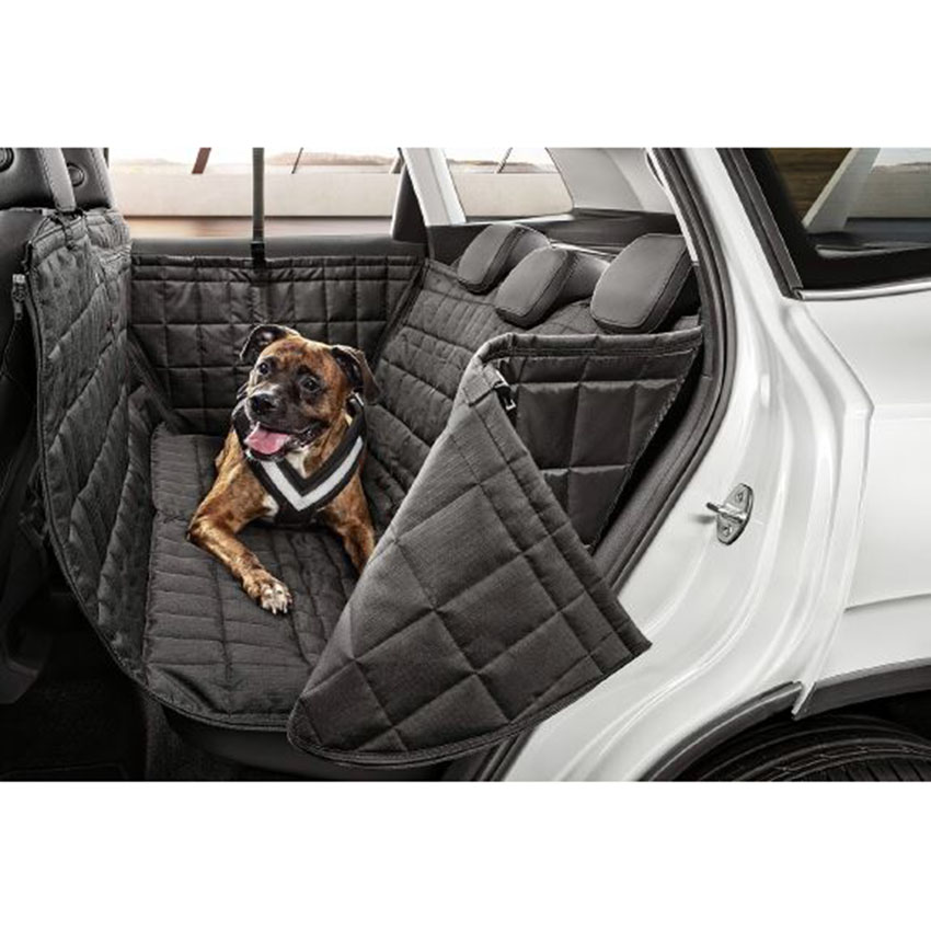 Baksetebeskyttelse med sidevegger Skoda Black  | Genuine Beskyttelsetrekk til baksete Image 1