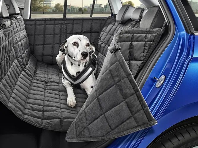 Baksetebeskyttelse med sidevegger Skoda Black  | Genuine Beskyttelsetrekk til baksete Image 2