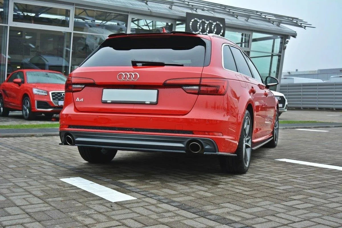 Baksplitter Audi A4 S-Line (B9) Avant 2015-2019 / Audi S4 Avant 2015-2019 | Glossy Black Edition – bilde 2