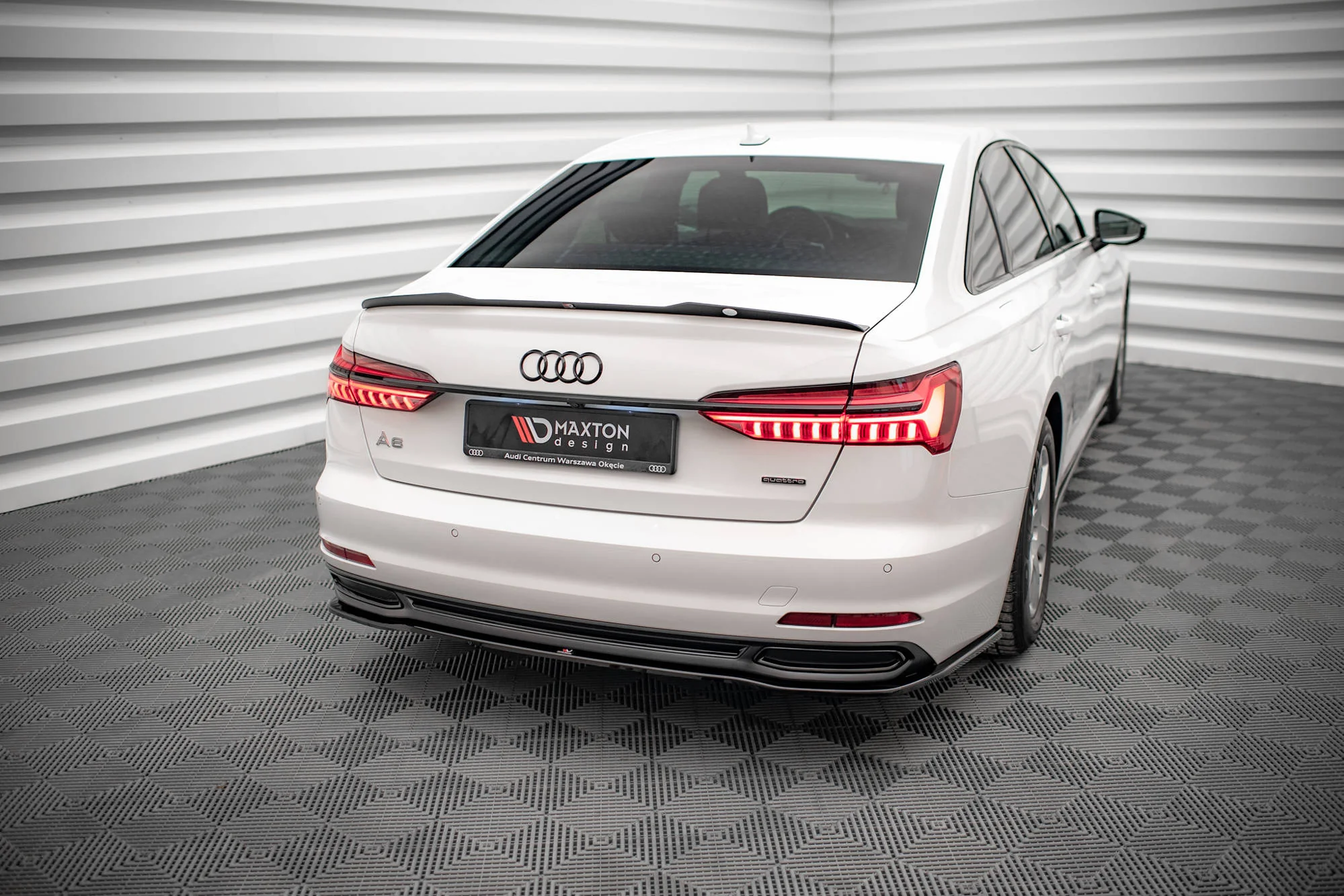 Baksplitter Audi A6 (C8) 2019 - 2023 | Glossy Black Edition