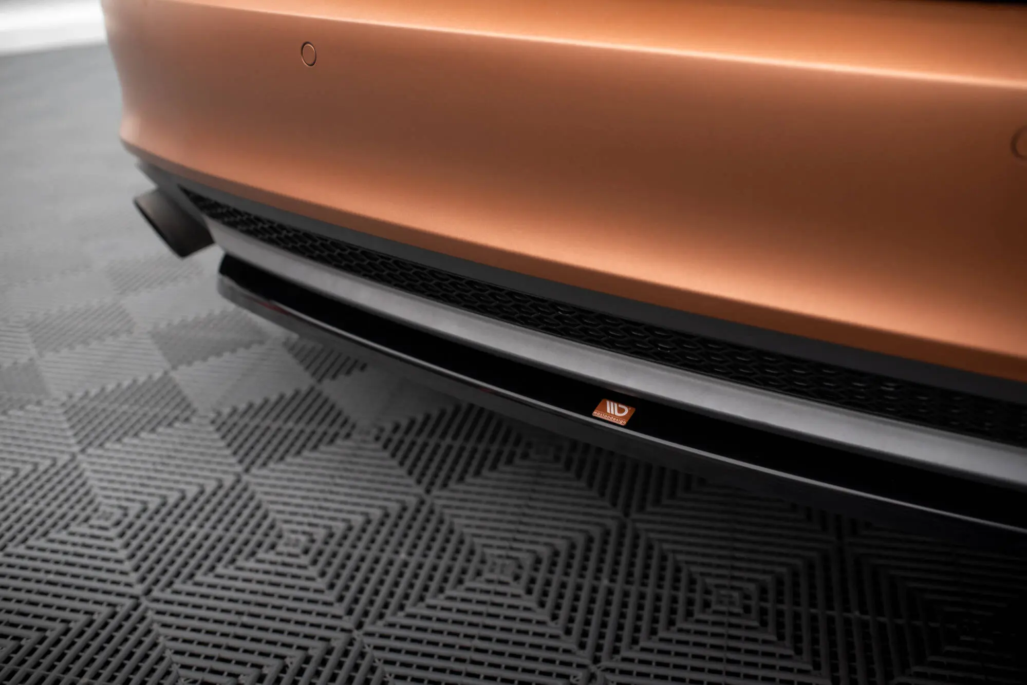 Baksplitter Audi A7 (C7) 2010 - 2014 | Glossy Black Edition