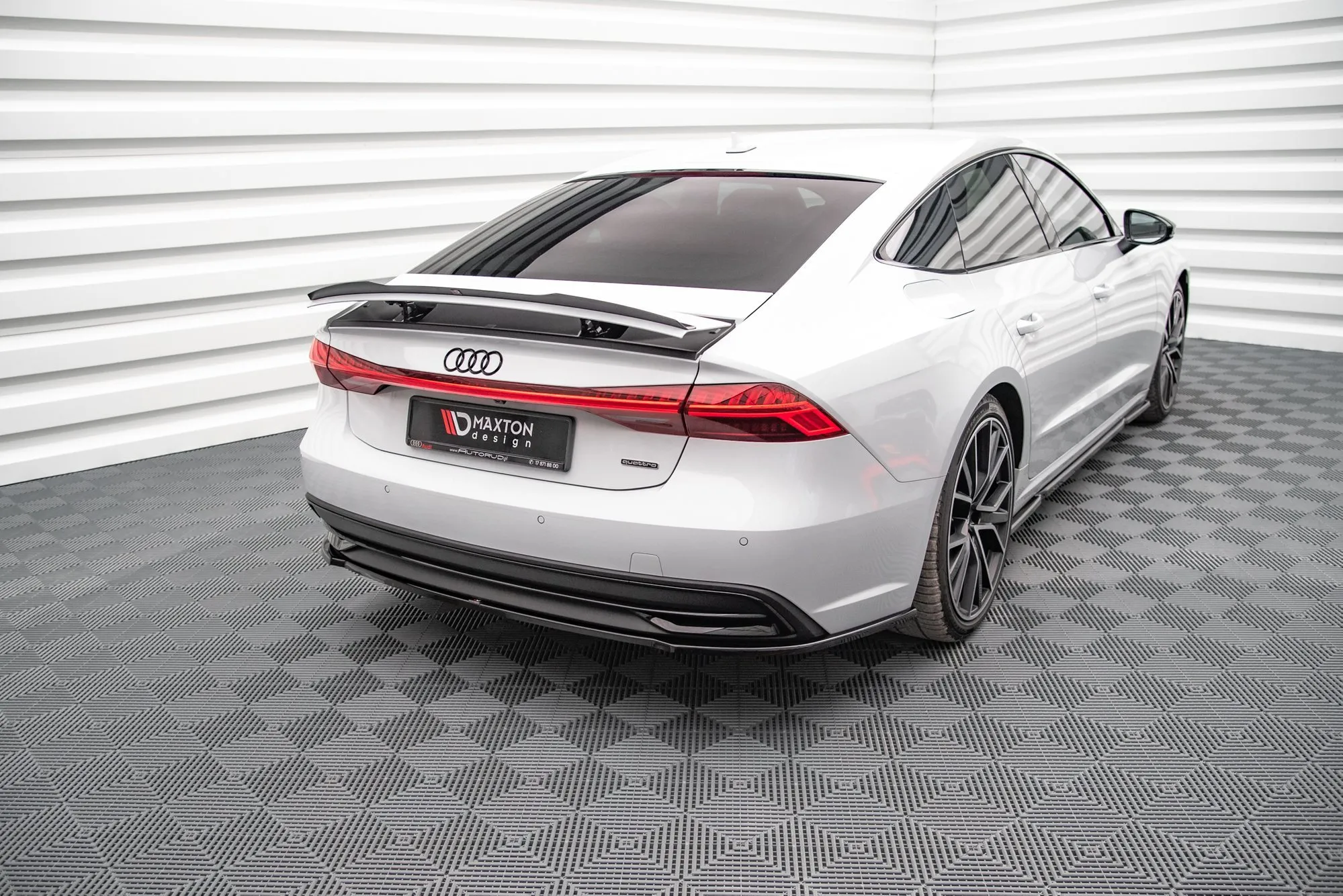 Baksplitter Audi A7 Sportback 4K 2018 -> | Glossy Black Edition – bilde 2