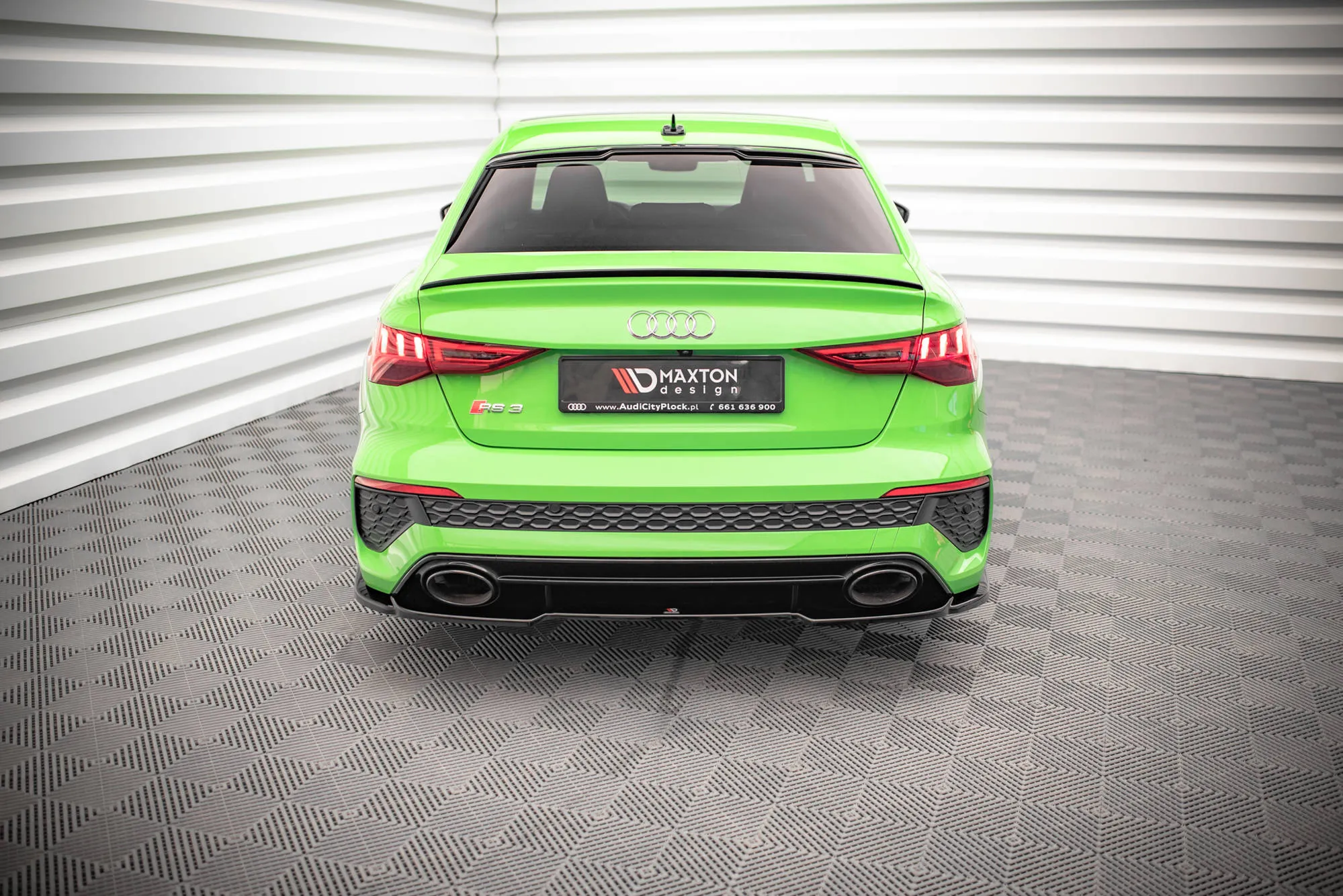 Baksplitter Audi RS3 8Y 2020-> / Audi RS3 8Y Sportback 2020-> | Glossy Black Edition – bilde 2