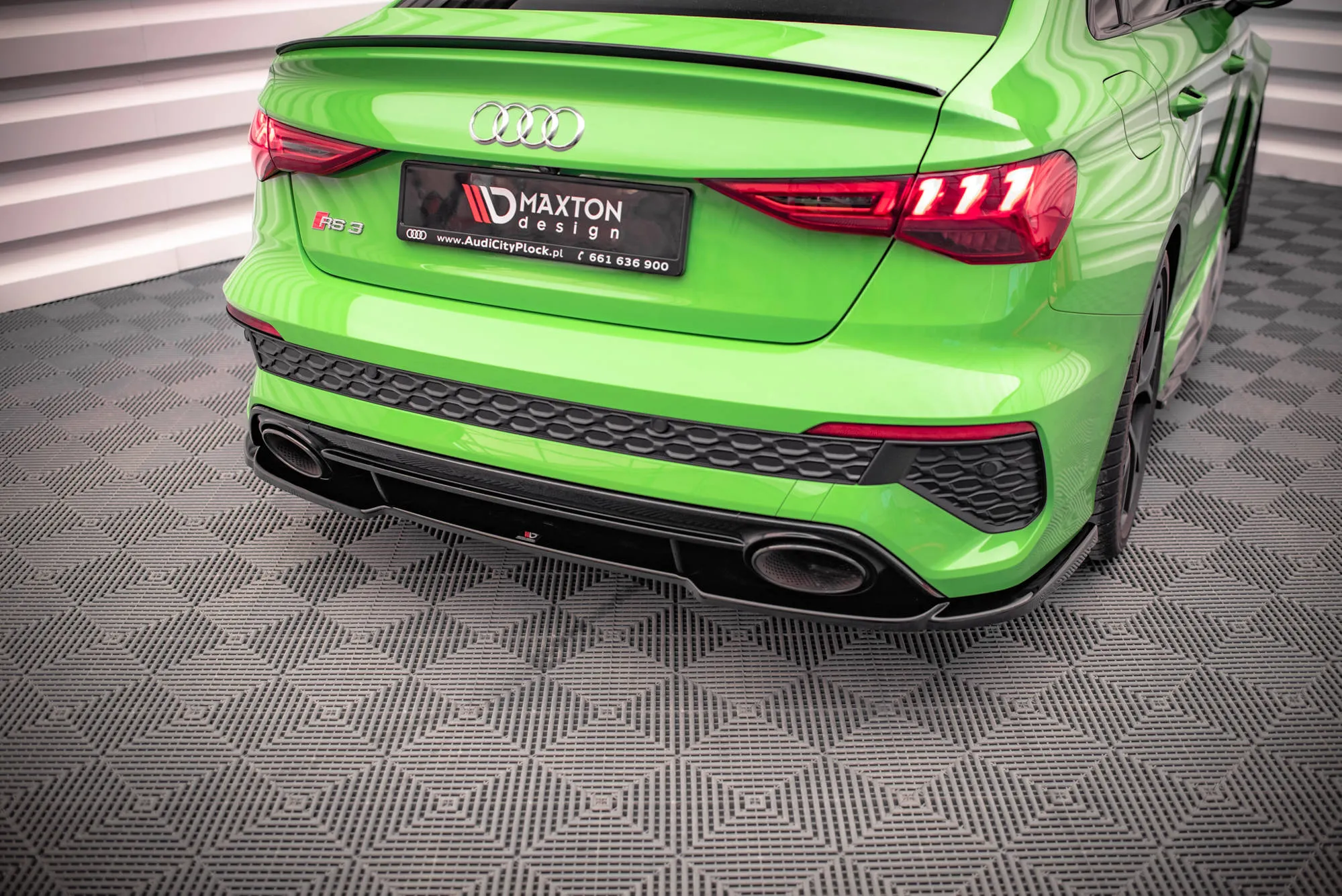 Baksplitter Audi RS3 8Y 2020-> / Audi RS3 8Y Sportback 2020-> | Glossy Black Edition – bilde 4