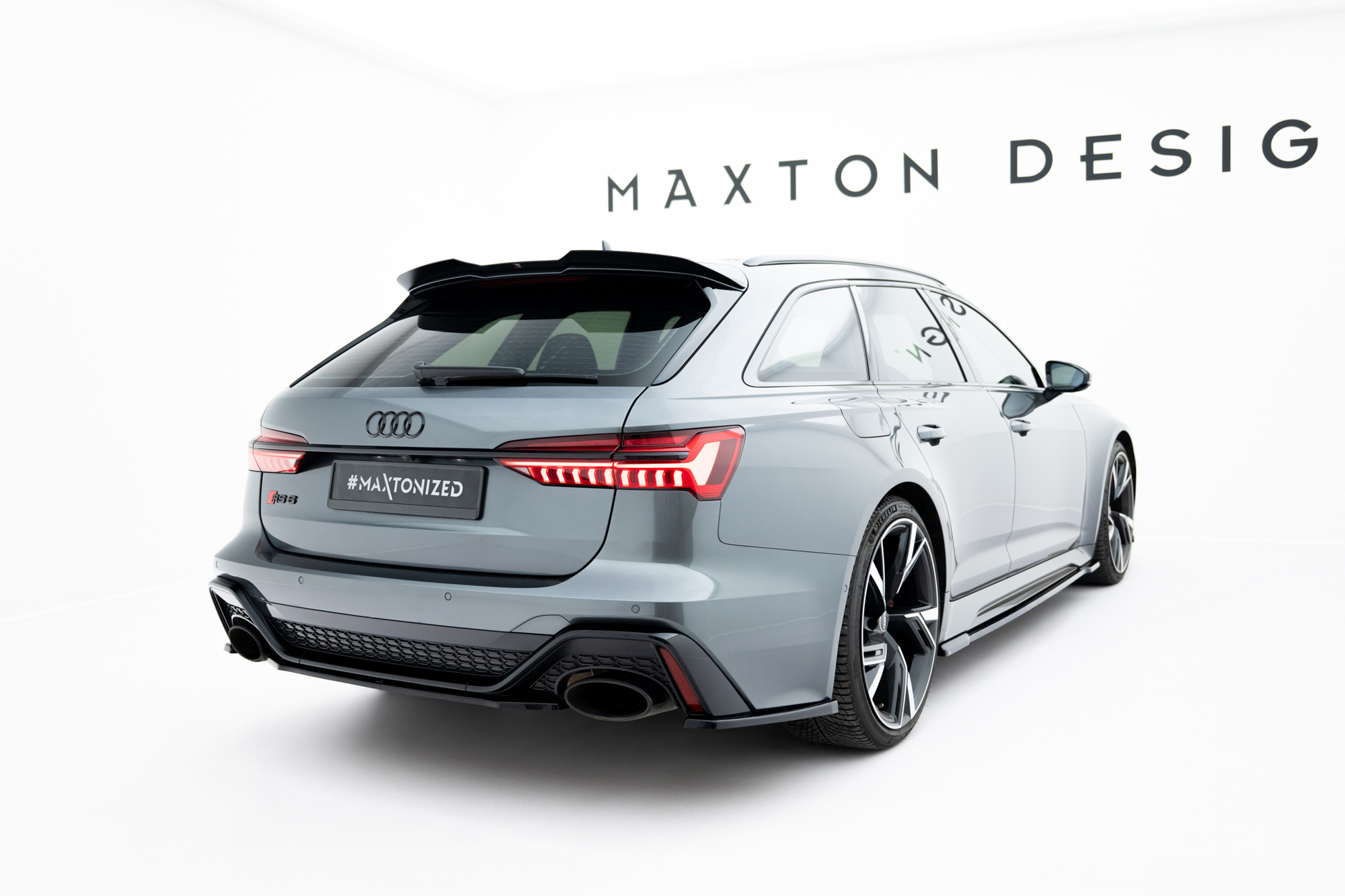 Baksplitter Audi RS6 C8 2019 -> | Glossy Black Edition