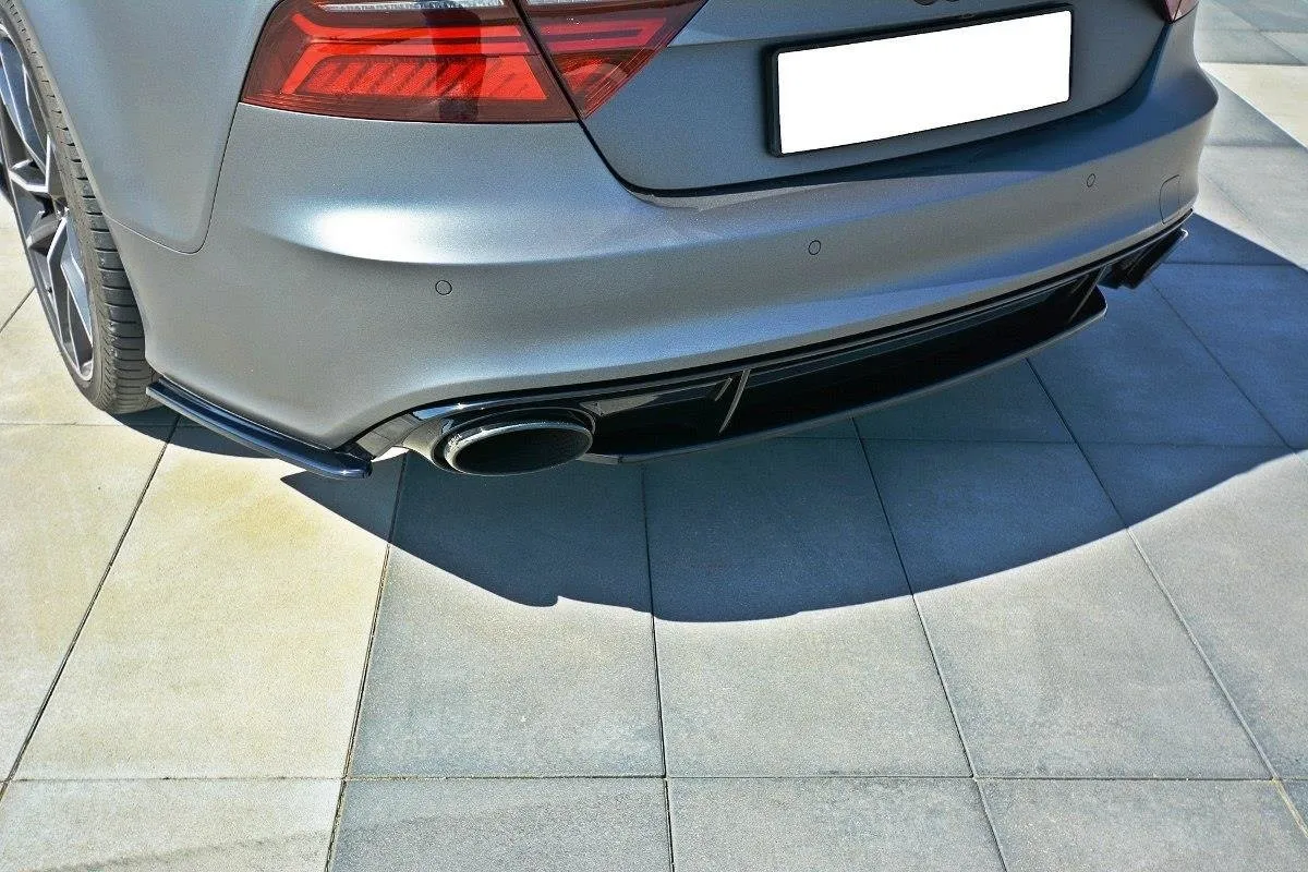 Baksplitter Audi RS7 (C7) facelift 2014 - 2017 | Glossy Black Edition – bilde 2
