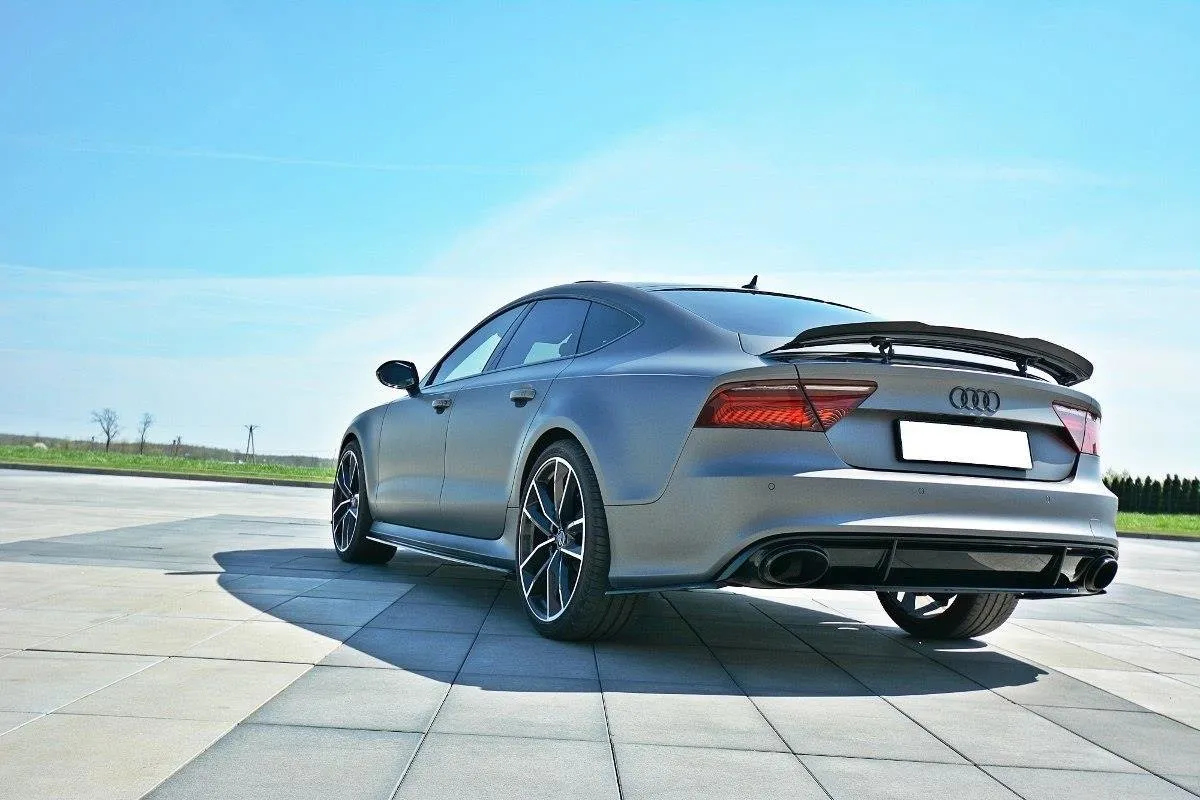 Baksplitter Audi RS7 (C7) facelift 2014 - 2017 | Glossy Black Edition – bilde 3