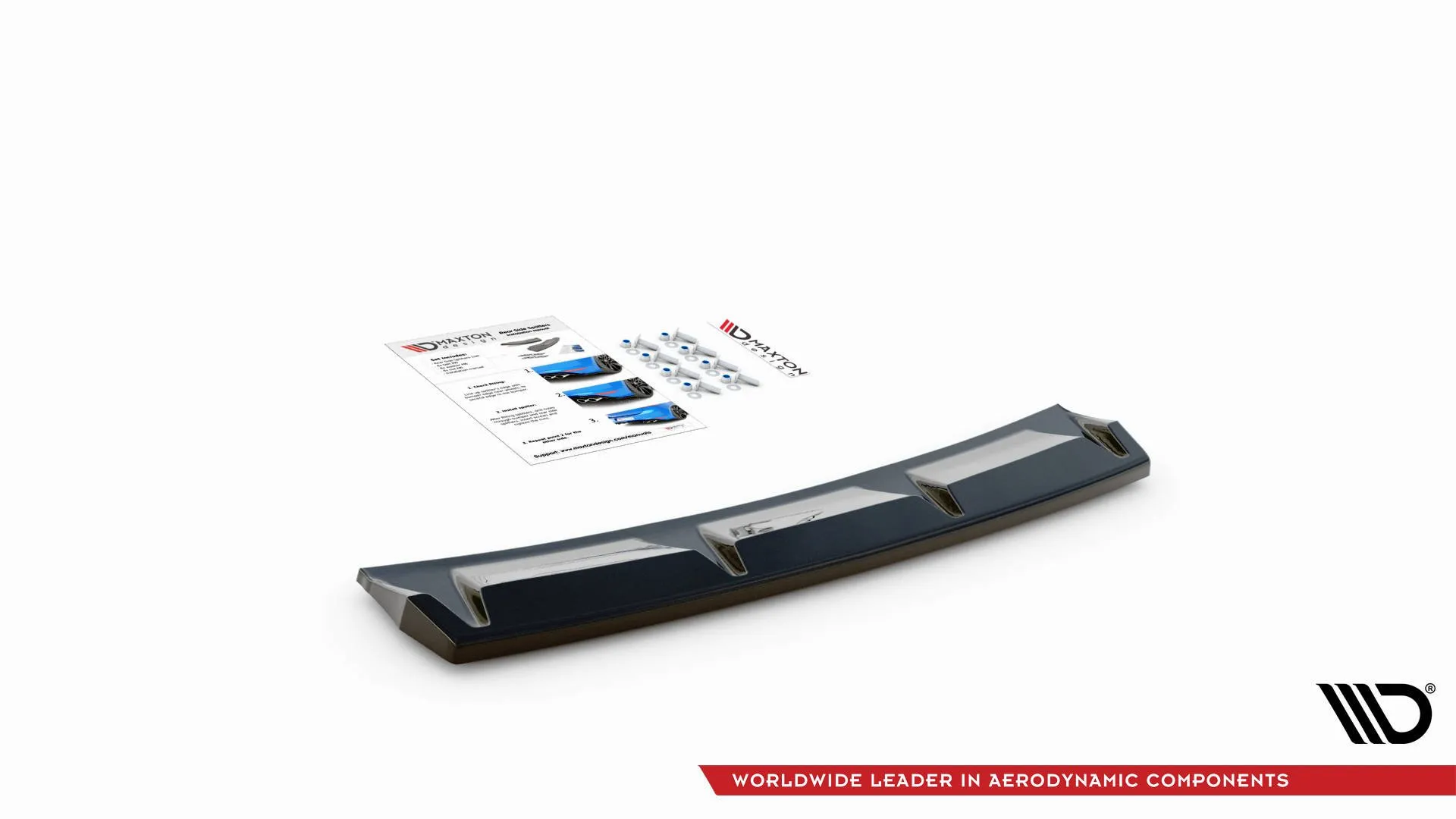Baksplitter Audi S3/ A3 S-Line (8Y) 2020 -> | Glossy Black Edition – bilde 4