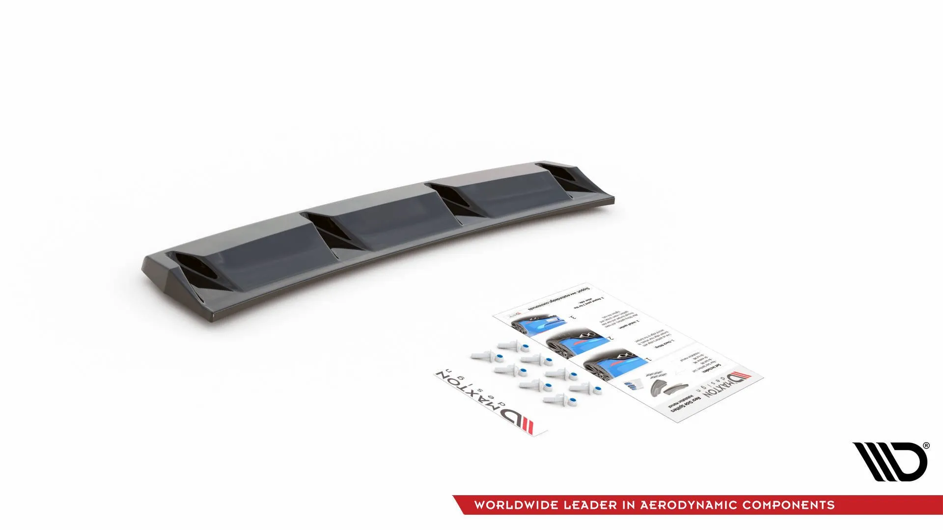 Baksplitter Audi S3/ A3 S-Line (8Y) 2020 -> | Glossy Black Edition – bilde 5