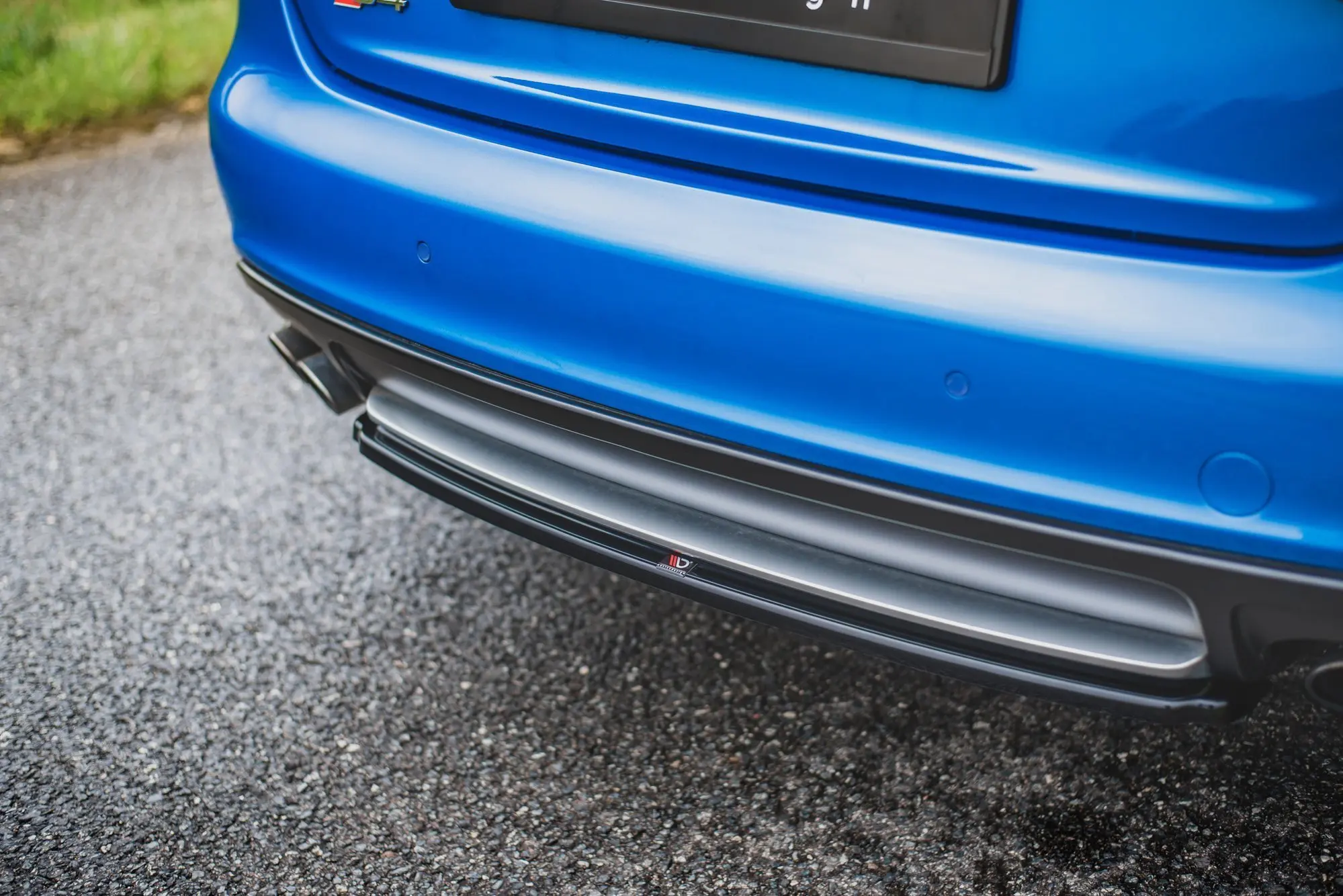 Baksplitter Audi S4 / A4 S-Line B8 Sedan 2008 - 2011 | Glossy Black Edition