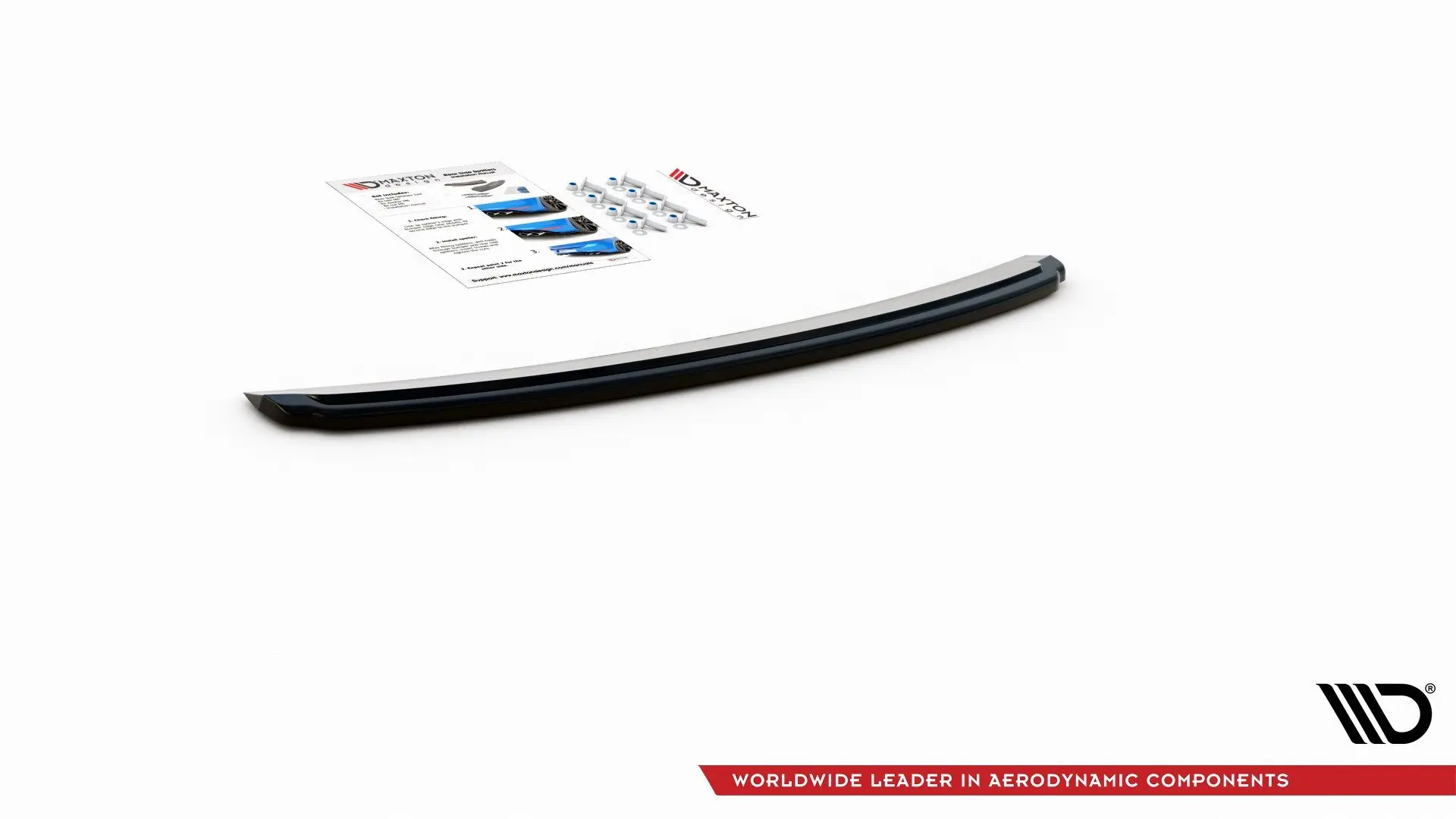 Baksplitter Audi S4 / A4 S-Line B8 Sedan 2008 - 2011 | Glossy Black Edition – bilde 8