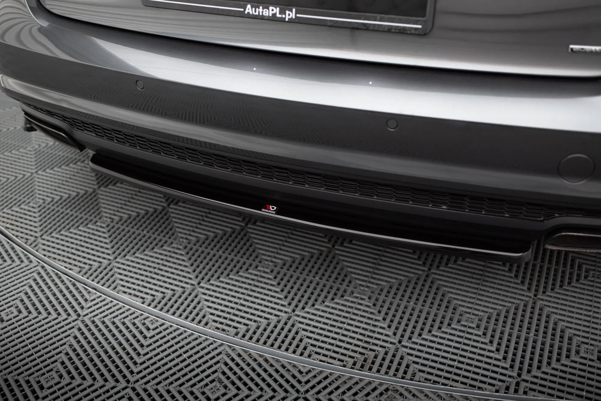 Baksplitter Audi S6 S-Line C7 2015-2017 (facelift) | Glossy Black Edition – bilde 2