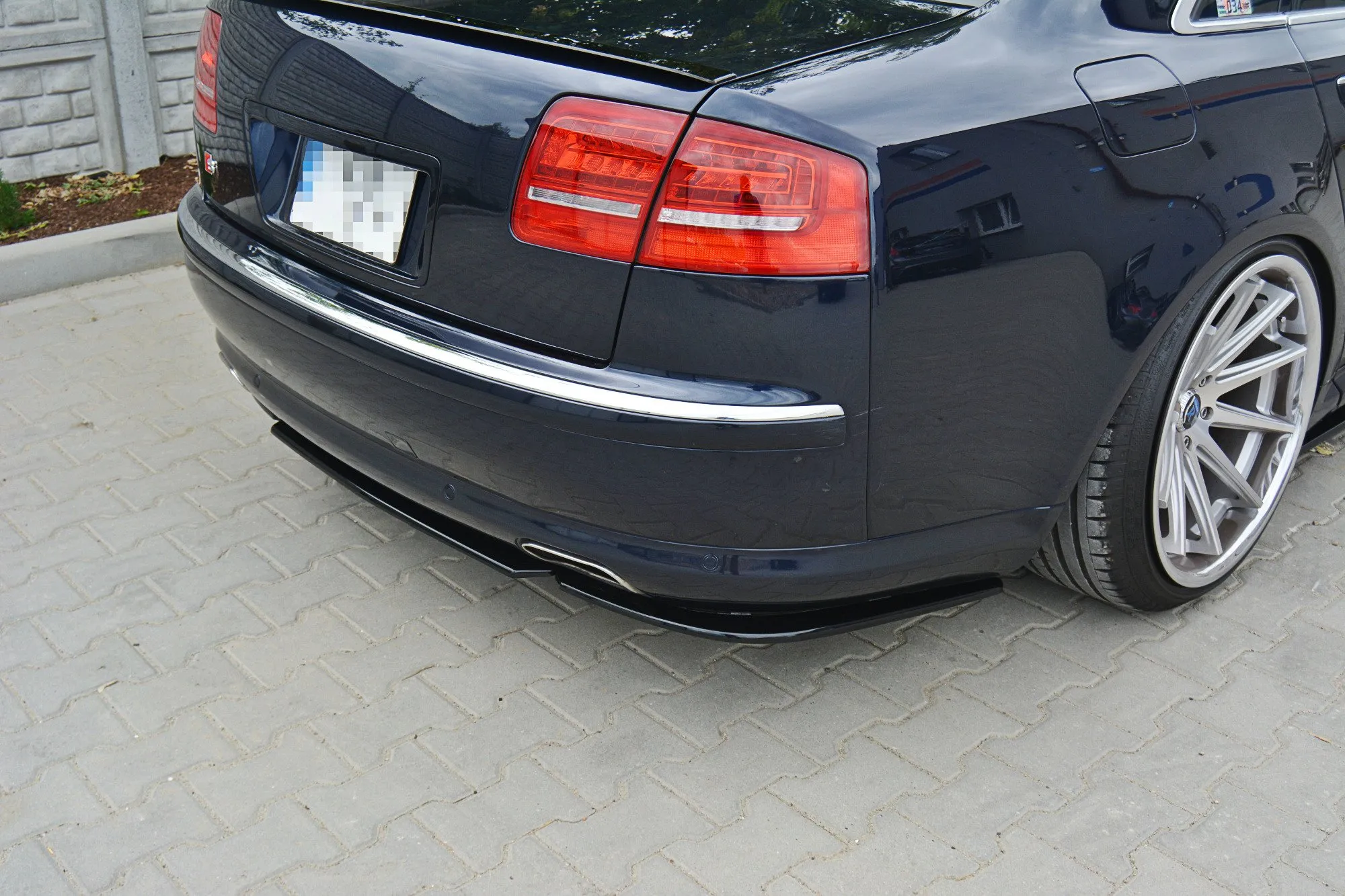 Baksplitter Audi S8 D3 2006 - 2010 | Glossy Black Edition – bilde 3